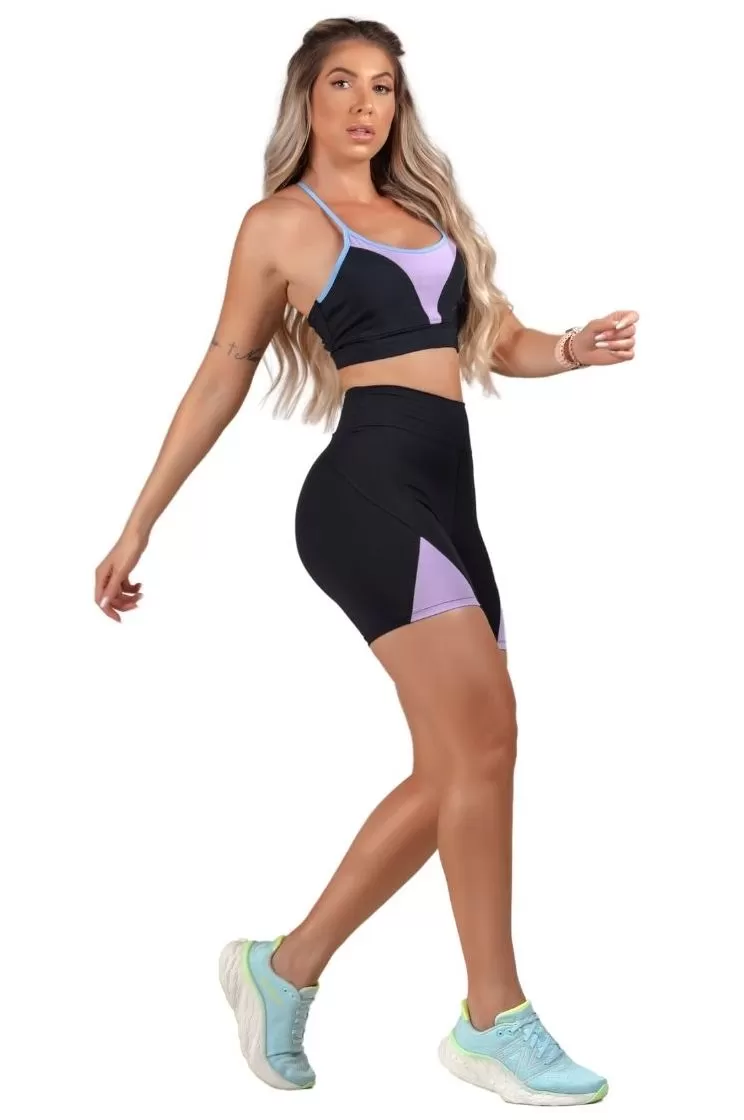 Garotafit - Conjunto Helsinquia Preto - SCJ95AG