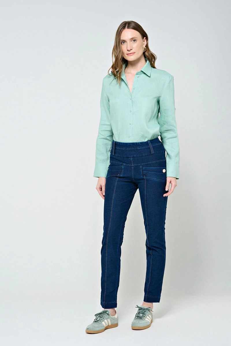 Hidrogênio - FISHERMAN JEANS WITH LAPEL BLACKBERRY - 19341042