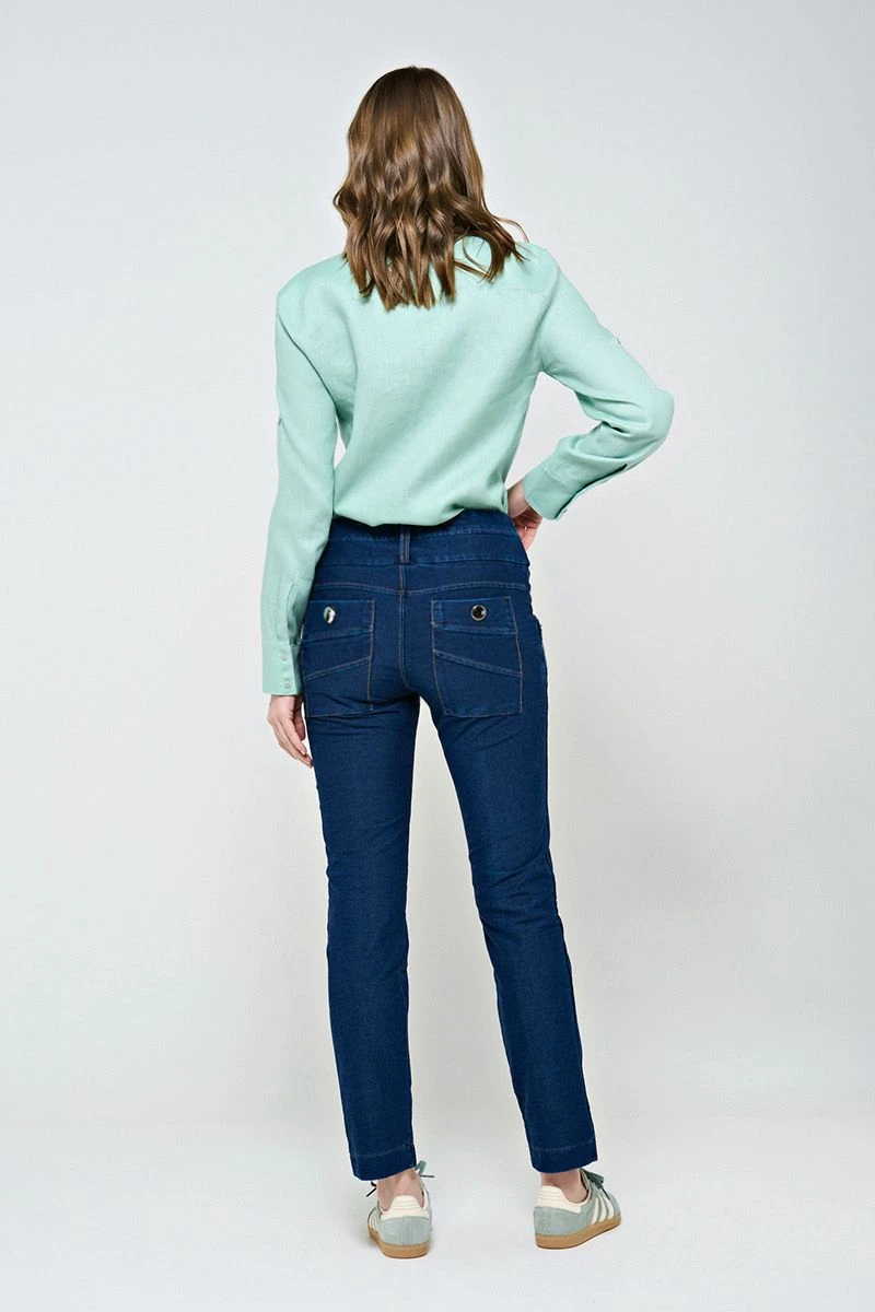 Hidrogênio - FISHERMAN JEANS WITH LAPEL BLACKBERRY - 19341042