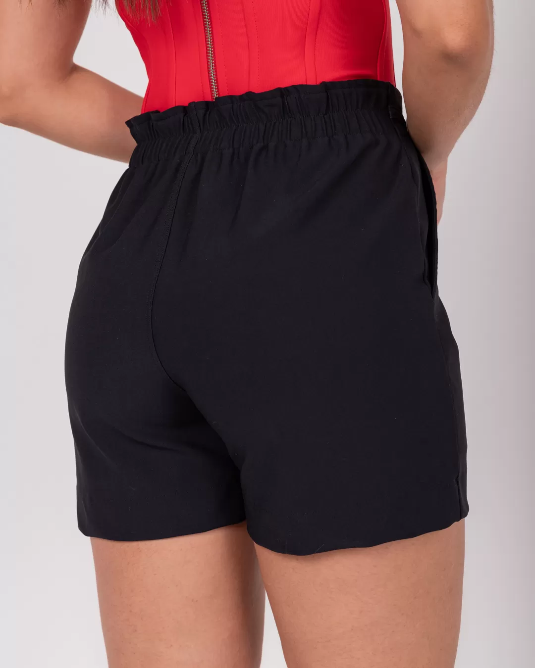 Miss Misses - Short Miss Misses Com Detalhe Metal Preto - 54071PRETO
