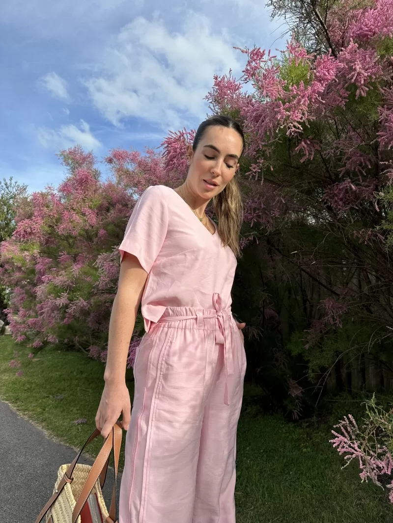 Hidrogênio - BLUSA ALFAIATARIA COM DECOTE V GLOSSY - 19823515