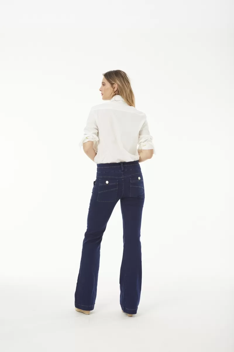 Hidrogênio - CALÇA FLARE AMORA - 19642042