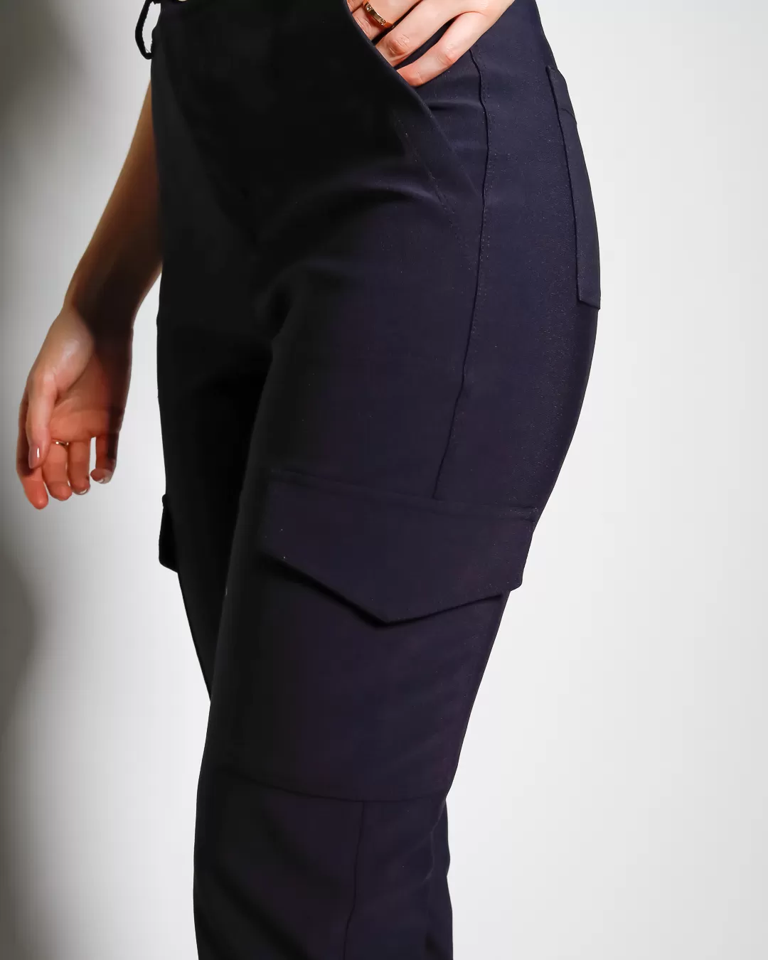 Miss Misses - Miss Misses Pants With Pockets On The Sides Black - 19104PRETO