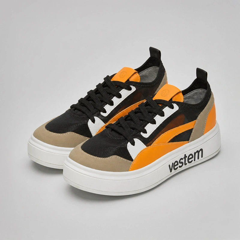 Vestem - Frida Multicolor Black/Orange Sneakers - TE20.C0499