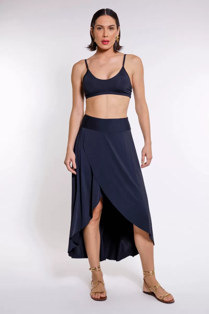 Trilha Verão - Shorts saia Longa Juliana U.V - R0500