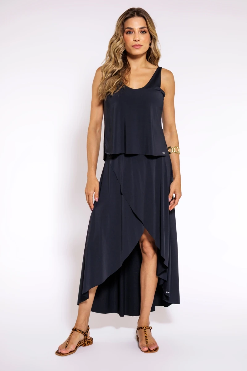 Trilha Verão - Shorts saia Longa Juliana U.V - R0500