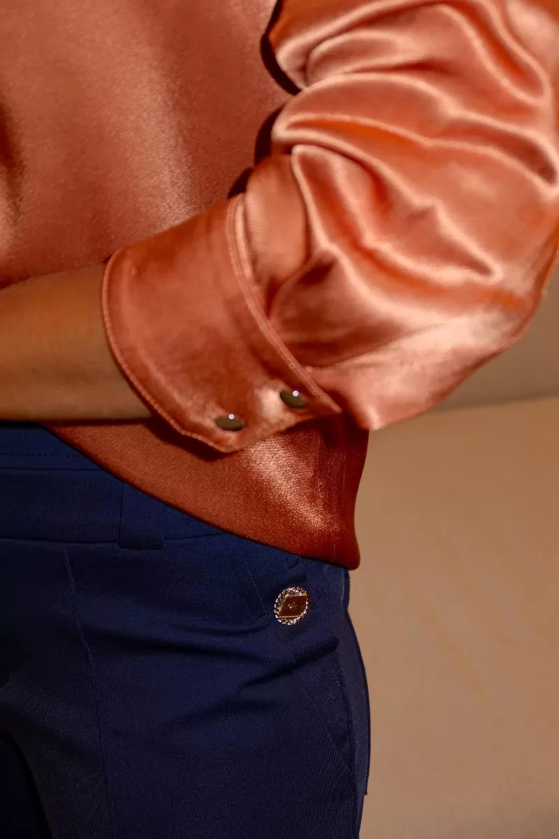 Hidrogênio - MARINE ORQUIDEA FISHERMAN PANTS - 19818004