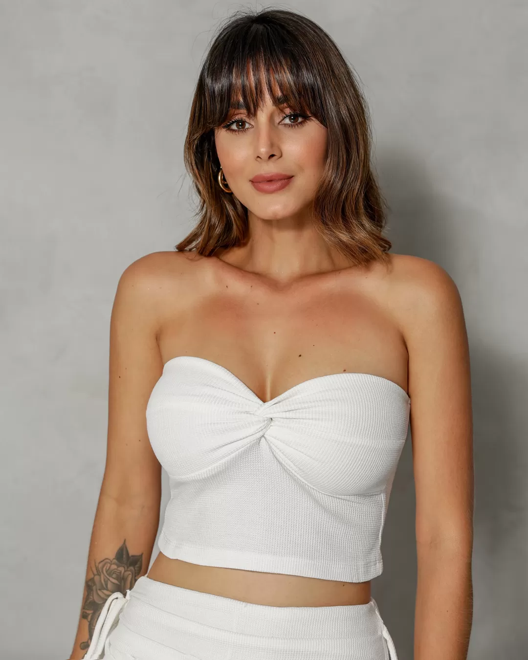 Dot Clothing - Cropped Dot Clothing Torcido Off White - 2158OFF