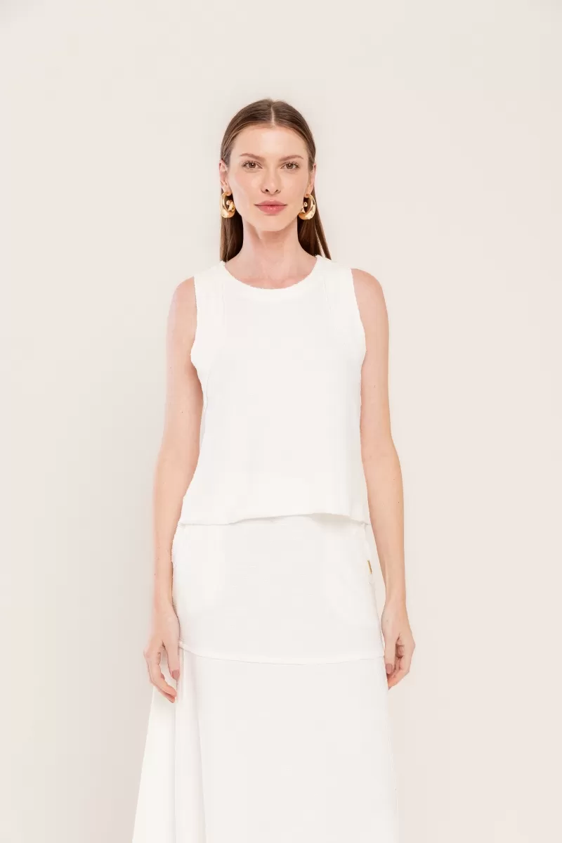 Hidrogênio - OFF WHITE THREAD TANK - 19806018