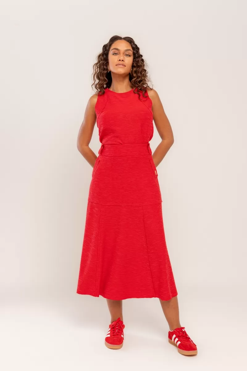 Hidrogênio - REGATA MOLETOM A FIO VERMELHO - 19806008