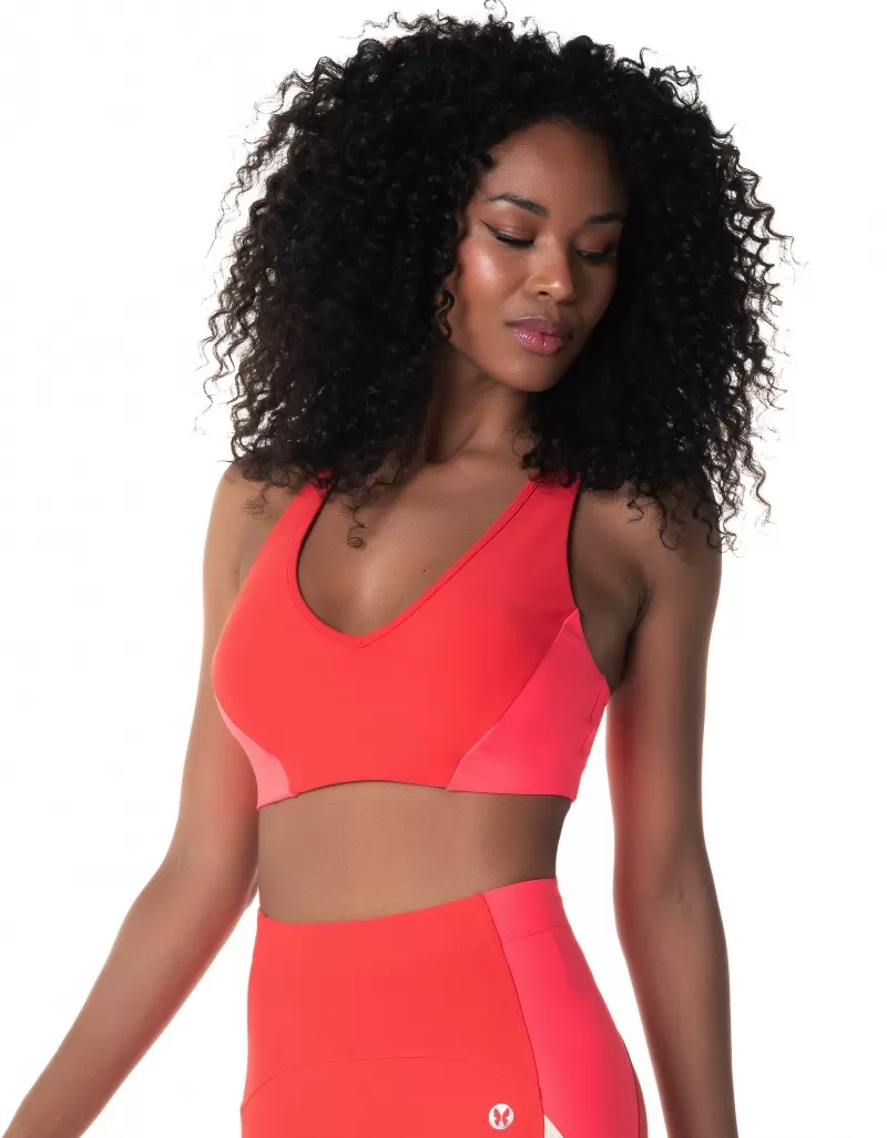 Vestem - Sports bra Glimmer Tomato Red - TOP1014.I24.C0441