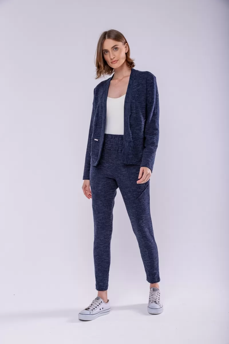 Hidrogênio - CASACO COM RECORTES MARINHO - 19916004