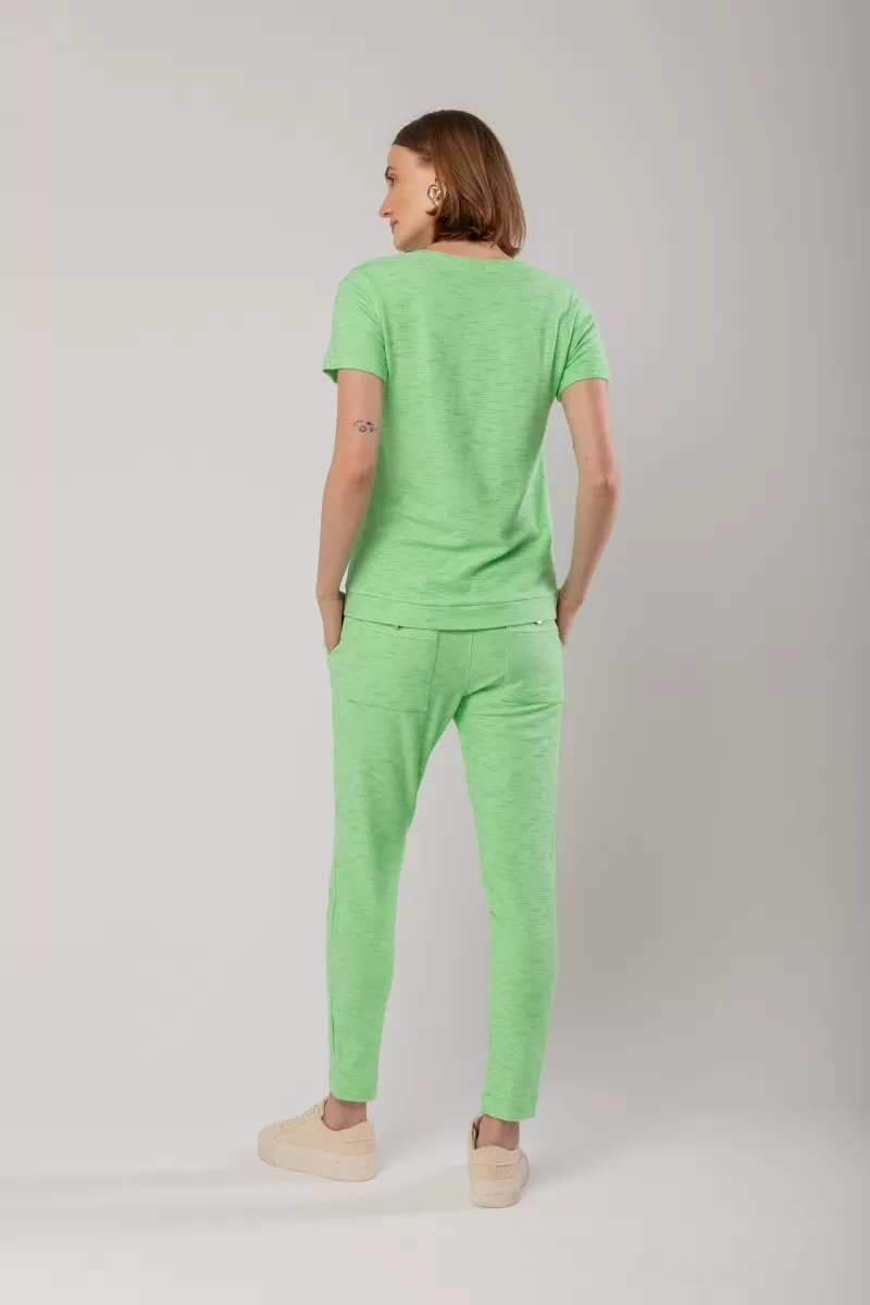 Hidrogênio - CAMISETA MANGA CURTA MOLETON VERDE MAR - 18455512