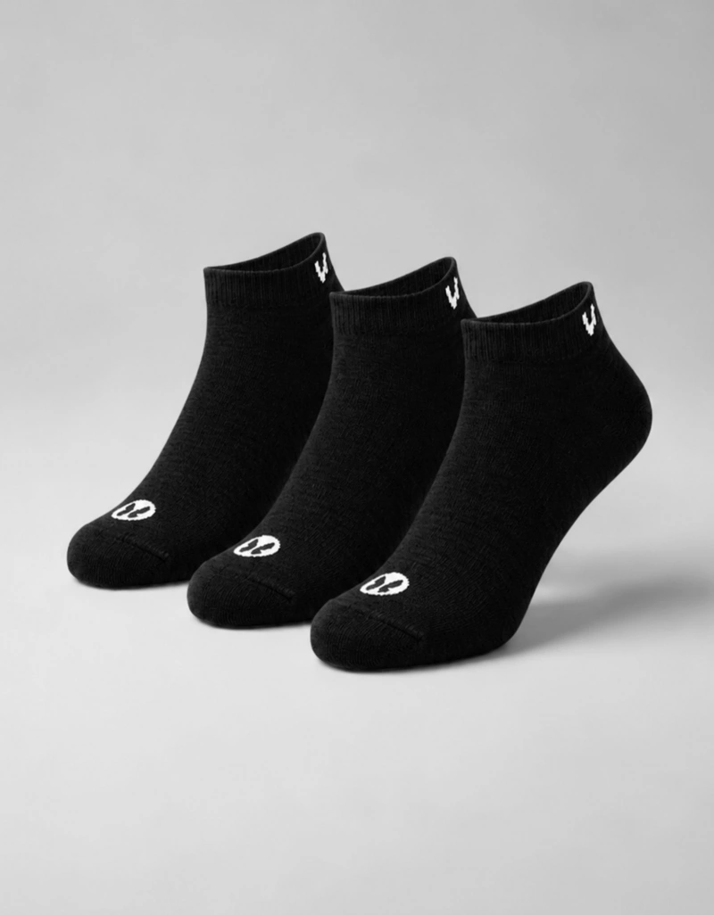 Vestem - Kit C/3 Meia Soquete C/des Vestem Preto - KITMEI13.C0002