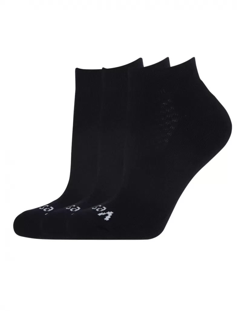 Vestem - Kit C/3 Meia Sapatilha Rendada Vestem Preto - KITMEI14.C0002