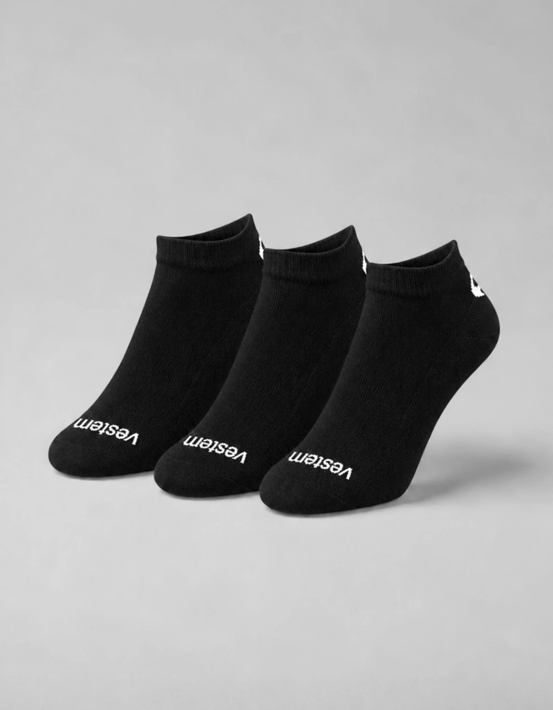 Vestem - Kit C/3 Meia Running Vestem Preto - KITMEI16.C0002