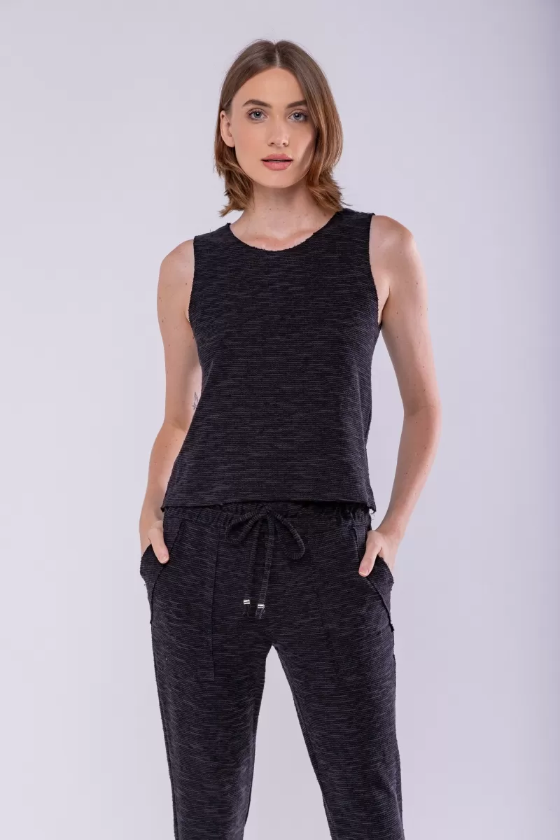 Hidrogênio - TROUSERS WITH KNIFE POCKETS BLACK - 19377001