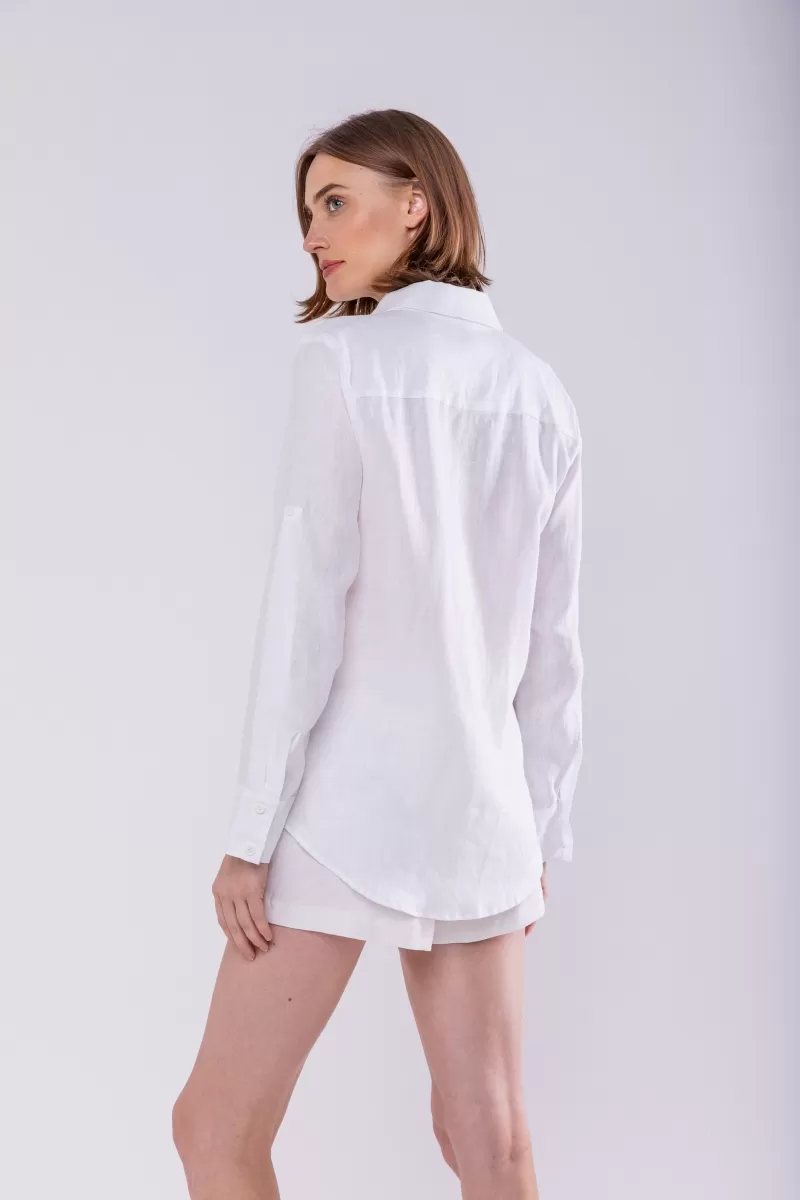 Hidrogênio - CAMISA DE LINHO 100% BRANCO - 19875002