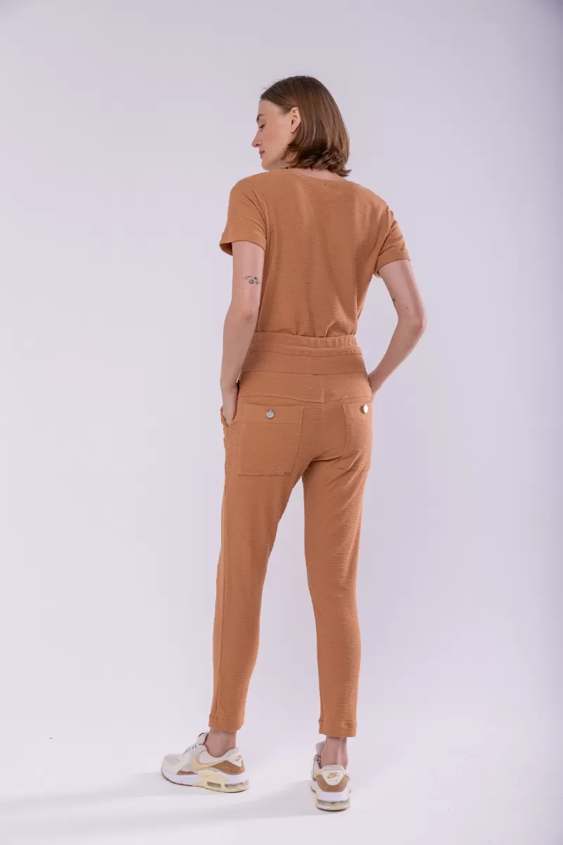 Hidrogênio - CALÇA MOLETOM JOGGING DE PREGAS MARIANA CAMELO - 18448029