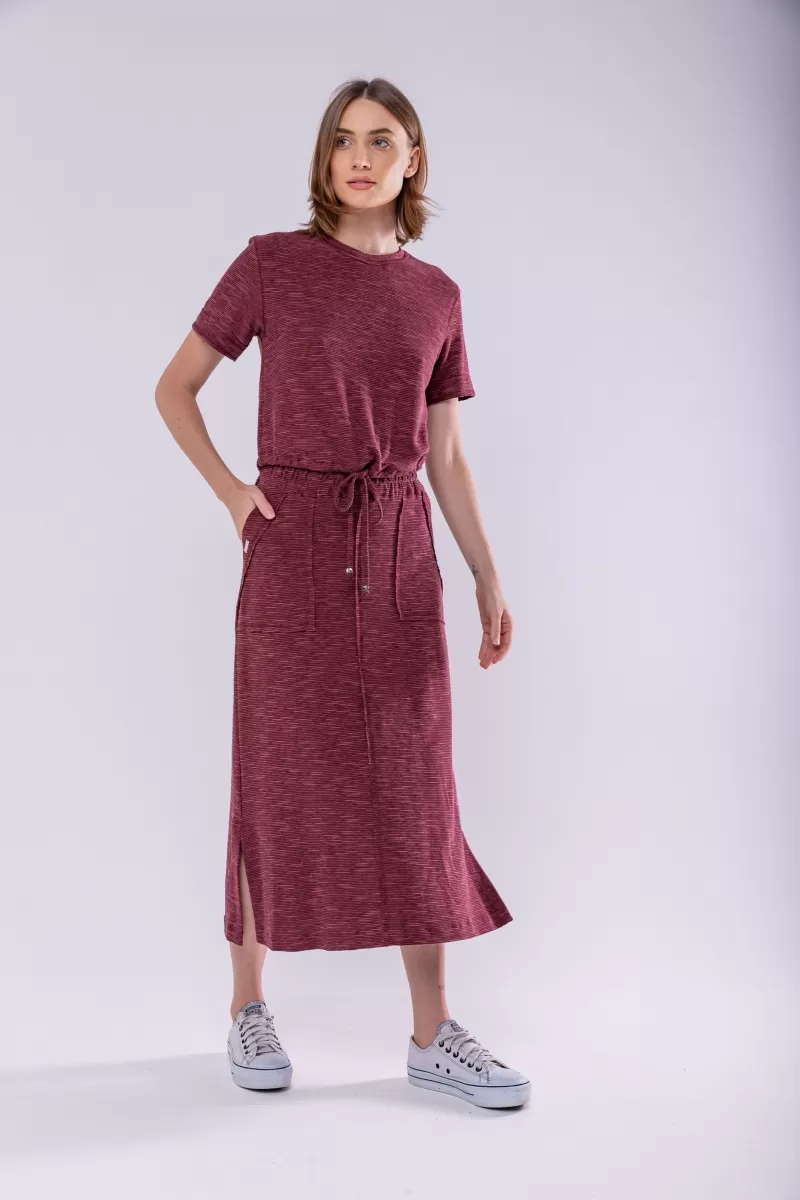 Hidrogênio - SAIA MIDI A FIO FENDA NAS LATERAIS BORDO - 19933097