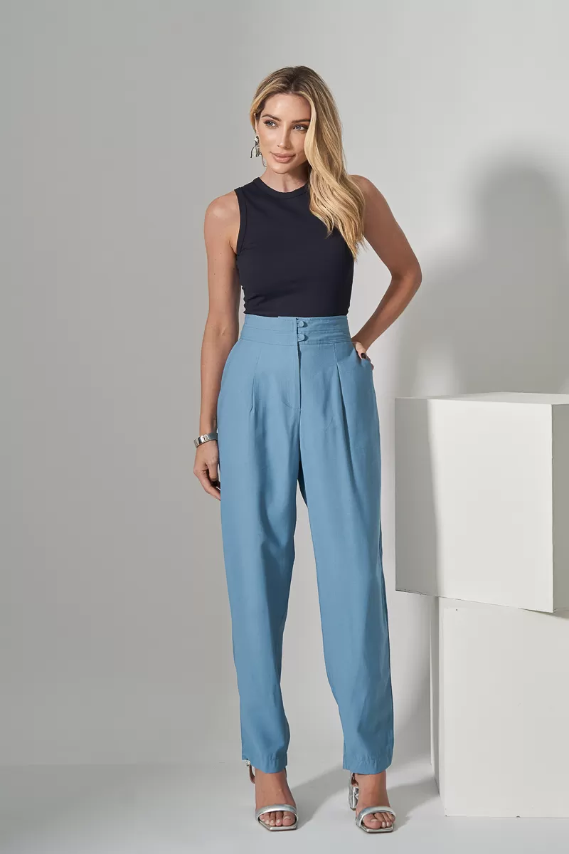 Miss Misses - Shirt Miss Misses Ribbed Tank Shirt Basic Black - 54261PRETO