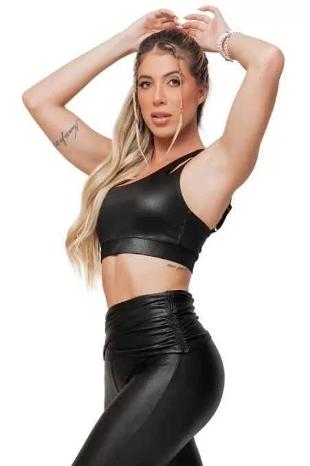 Garotafit - Black Halong Top - TOB89A