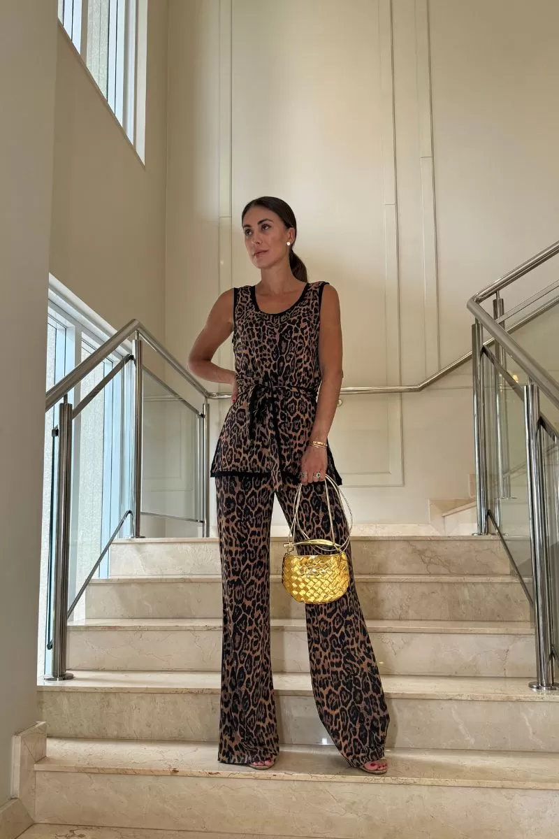 Hidrogênio - CONJUNTO ONÇA CALÇA RETA REGIANE - 19964549