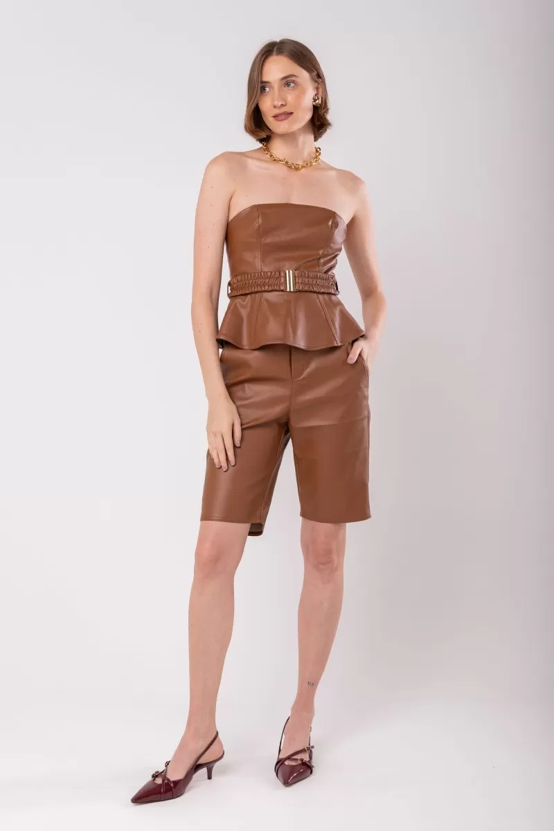 Hidrogênio - SHORTS WITH BROWN CHANNELS - 19975255