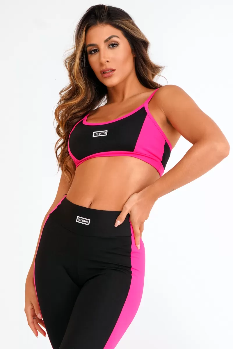 Lets Gym - Top Definition Rosa - 2415PTRP