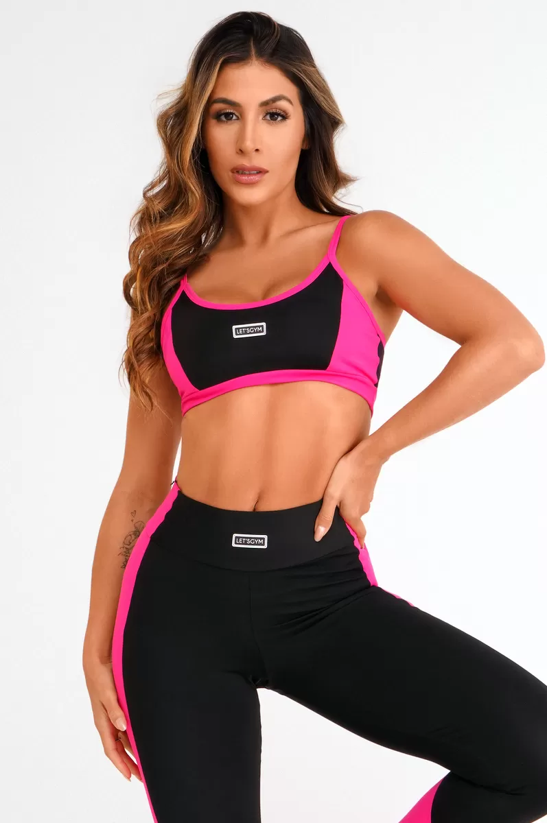 Lets Gym - Top Definition Rosa - 2415PTRP