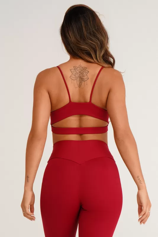 Lets Gym - Top Hyper Bordo - 2187ABD