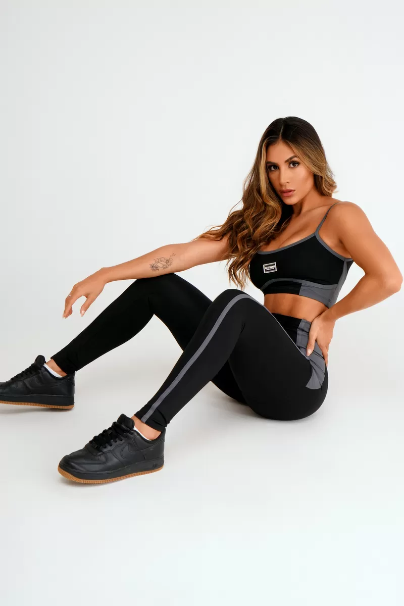 Lets Gym - Black Euphoria Legging - 2433PT
