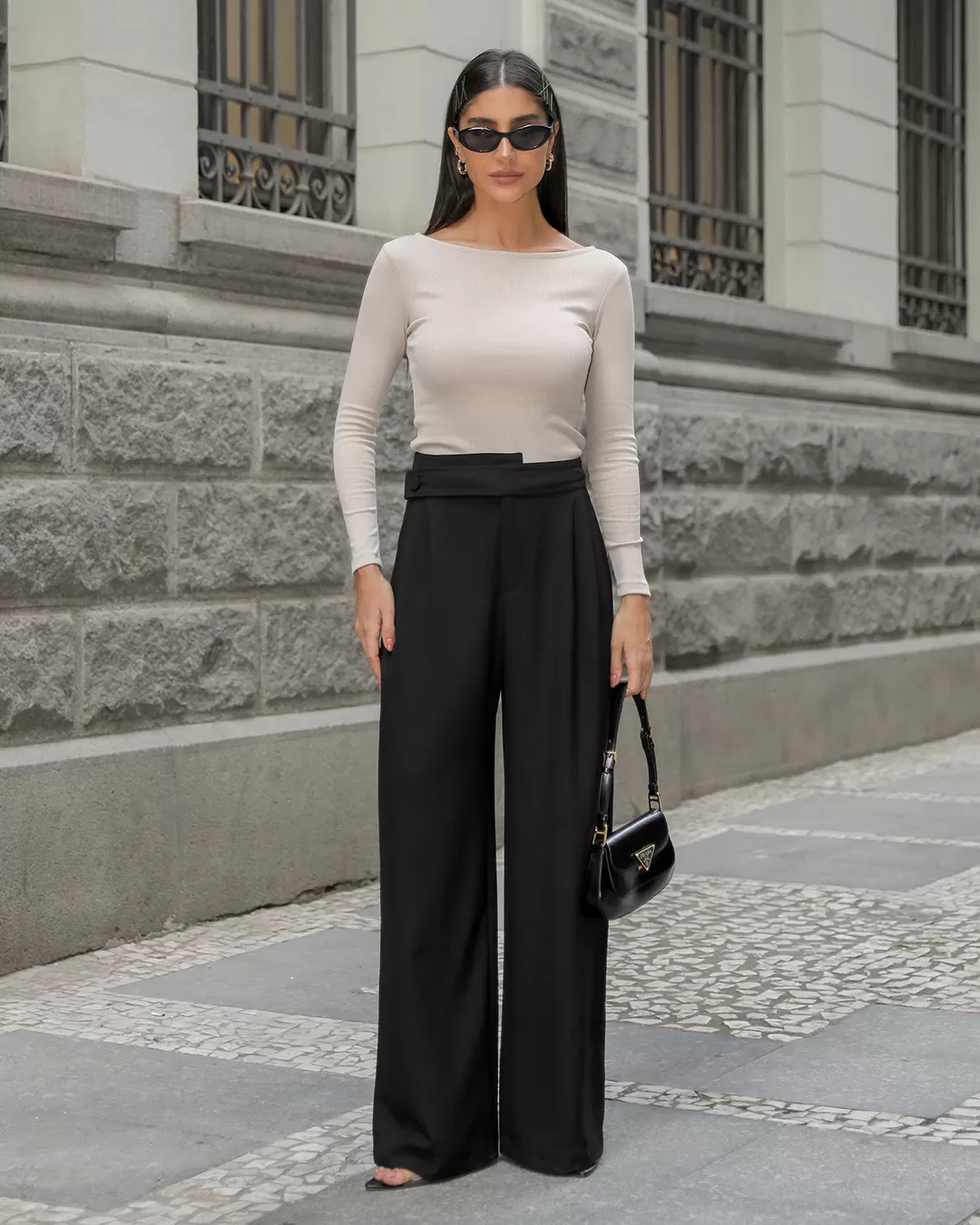 Dot Clothing - Pants Dot Clothing Pantalona Preto - 2343PRETO