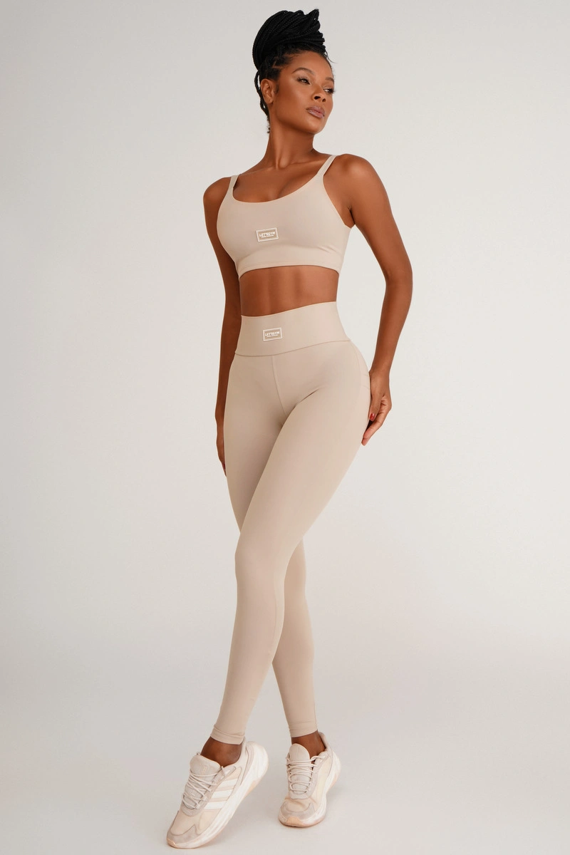 Lets Gym - Legging Basic Colors Beige - 1713END