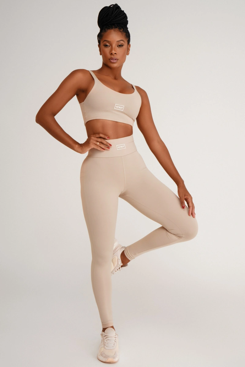 Lets Gym - Legging Basic Colors Beige - 1713END