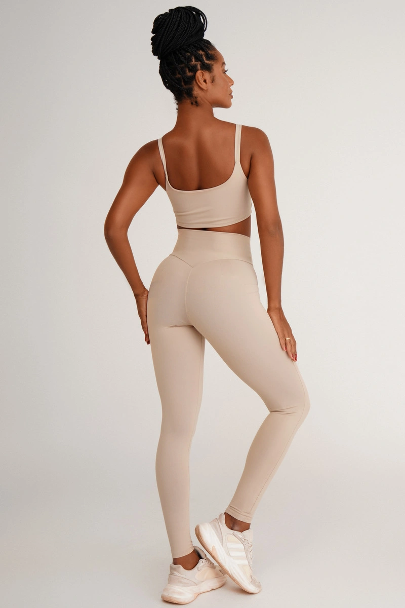 Lets Gym - Legging Basic Colors Beige - 1713END