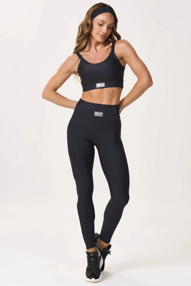 Lets Gym - Legging Bright Preto - 2142APT