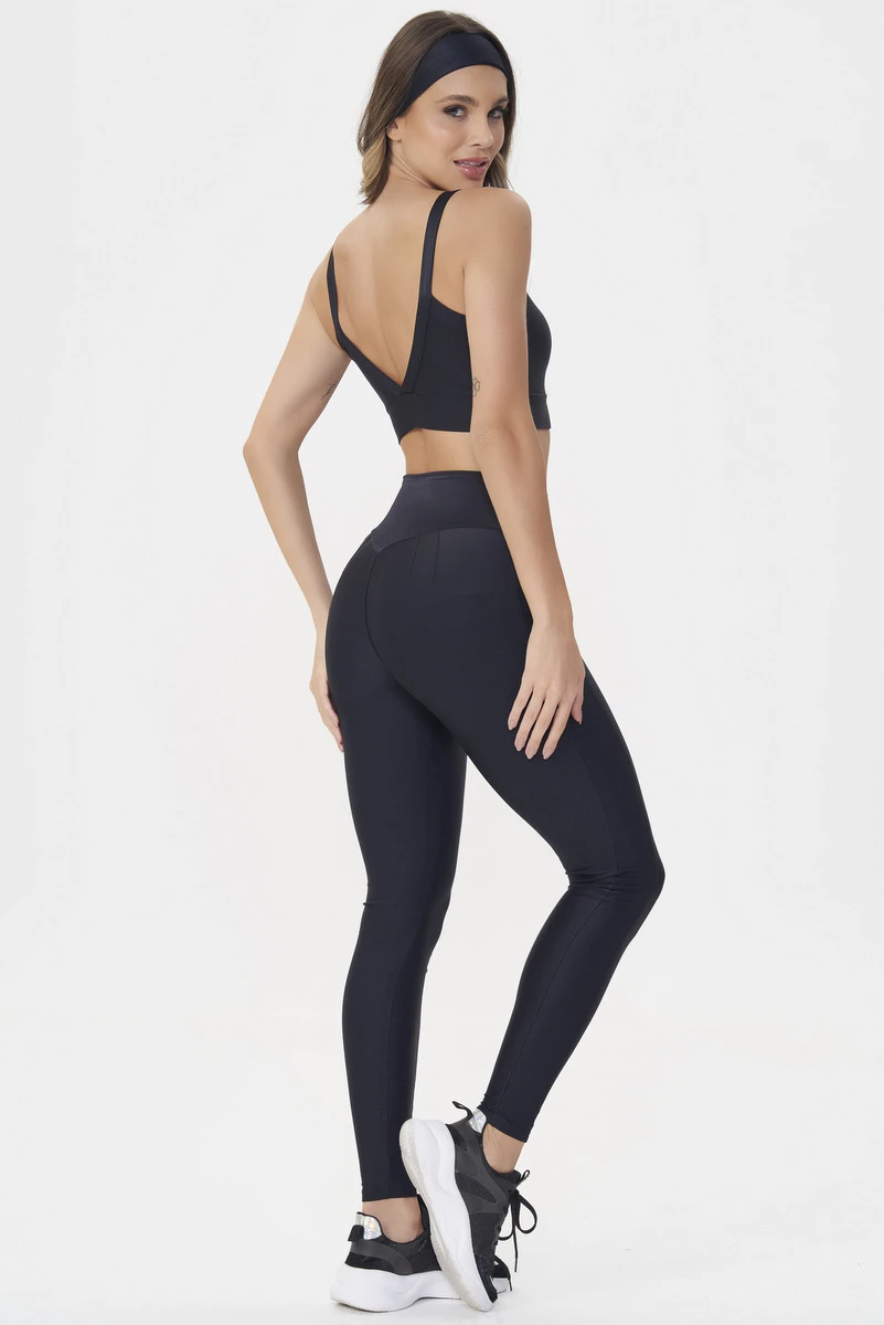 Lets Gym - Legging Bright Preto - 2142APT