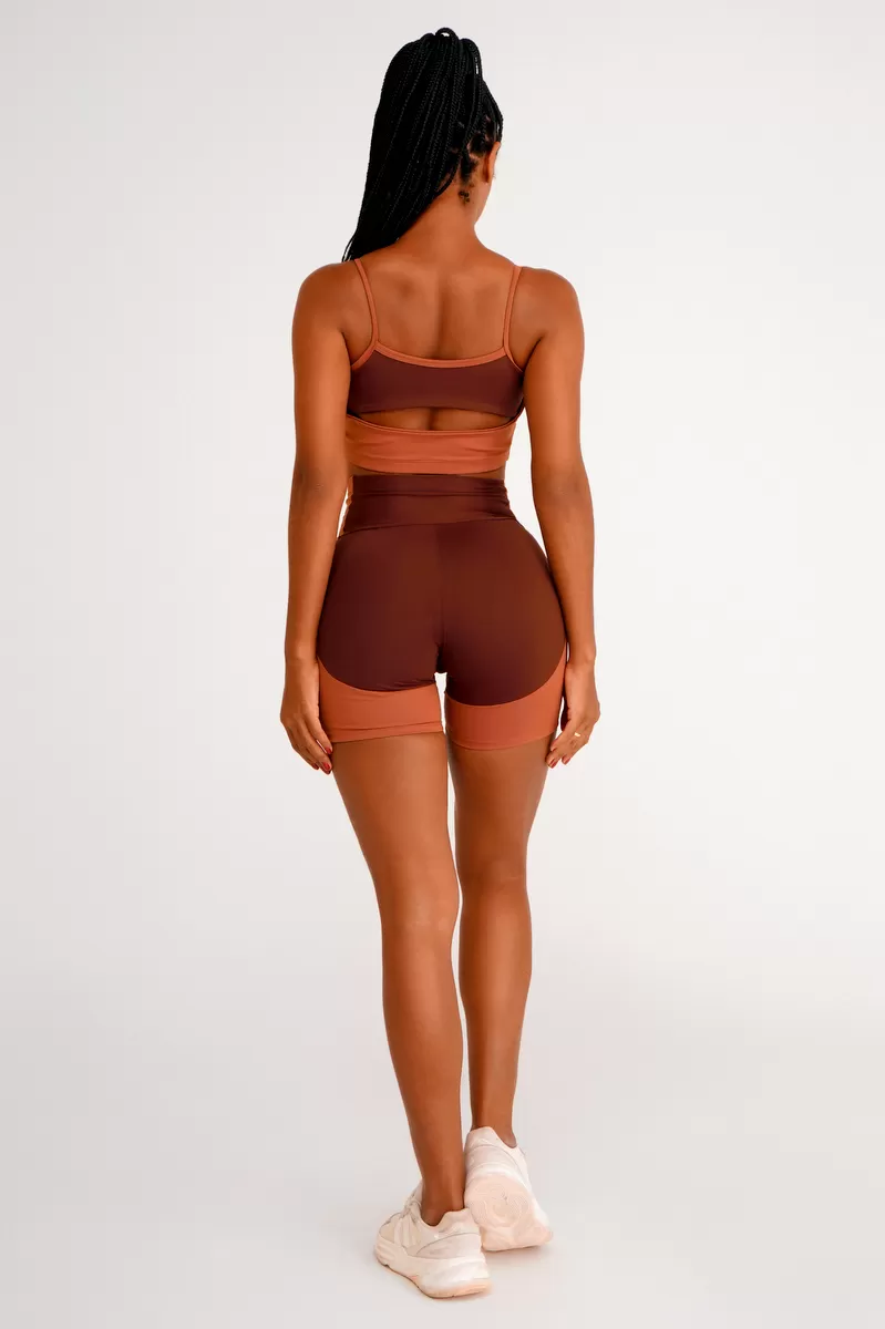 Lets Gym - Short Euphoria Coffee - 2434CF