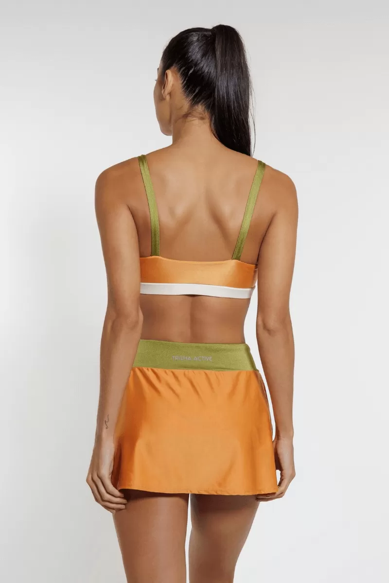 Trilha Verão - Shorts-saia Play - 165.D MICROFIBRA