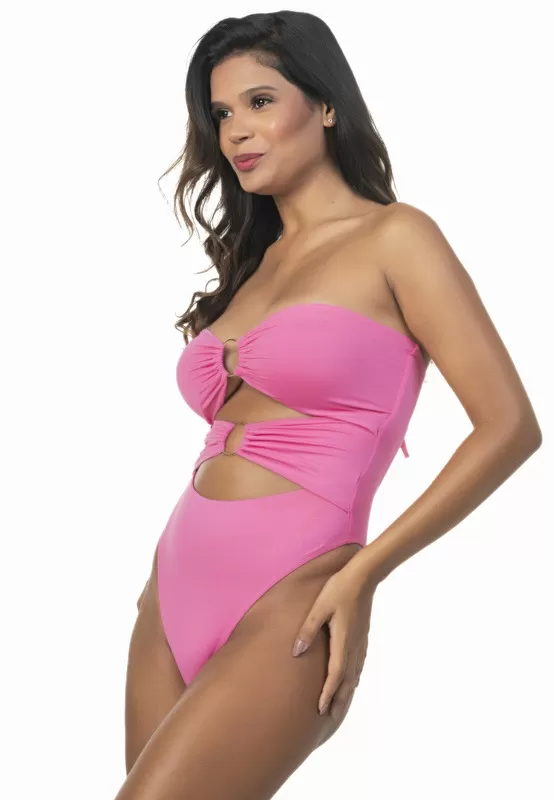 Santa Areia - Pink Lana Swimsuit - 2562RS