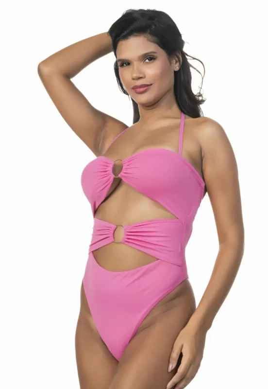 Santa Areia - Pink Lana Swimsuit - 2562RS