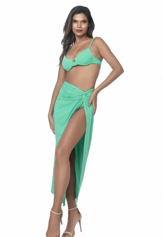 Santa Areia - Vitaly Green Skirt - 141VD.C00207