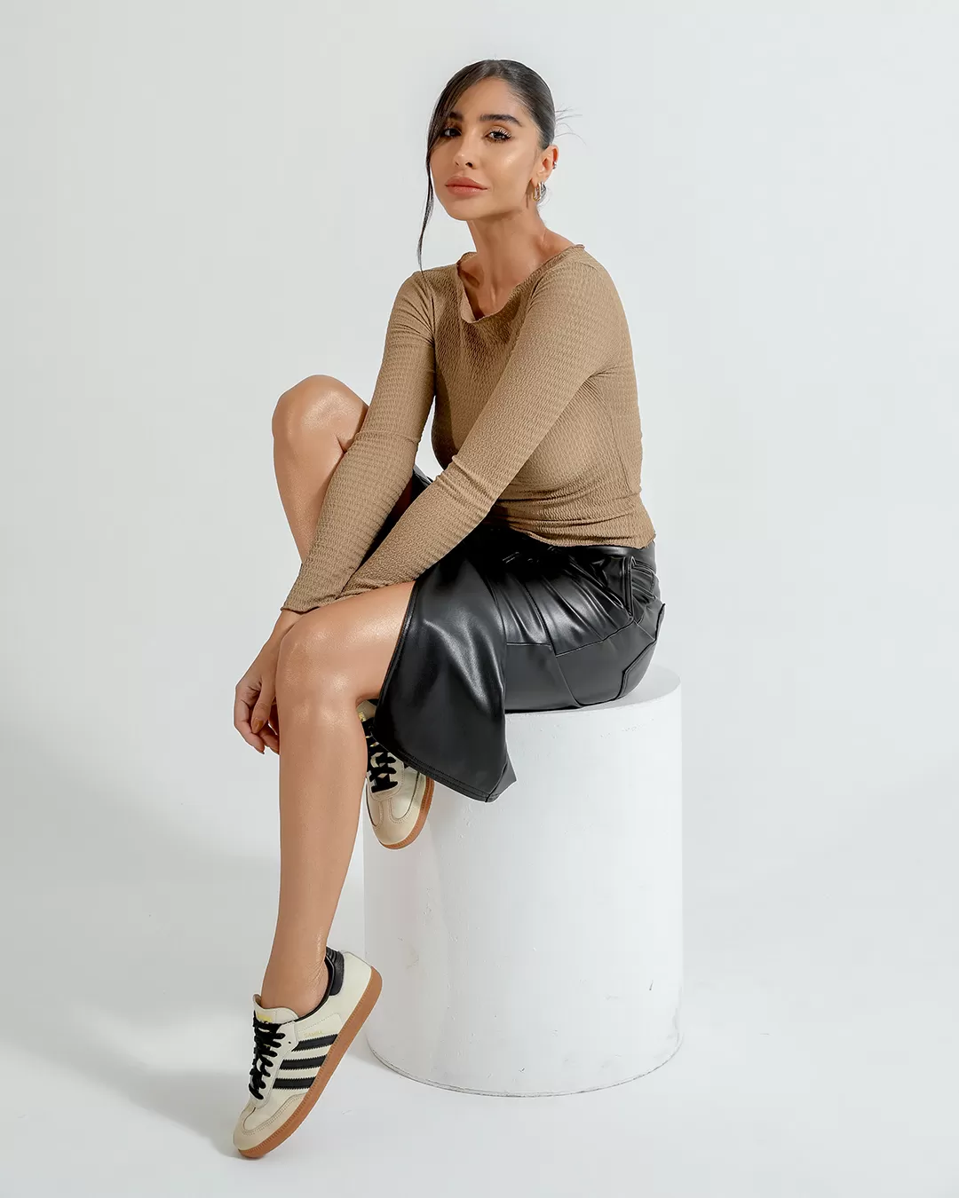 Dot Clothing - Dot Clothing Long Sleeve Shirt Beige - 2400BEGE