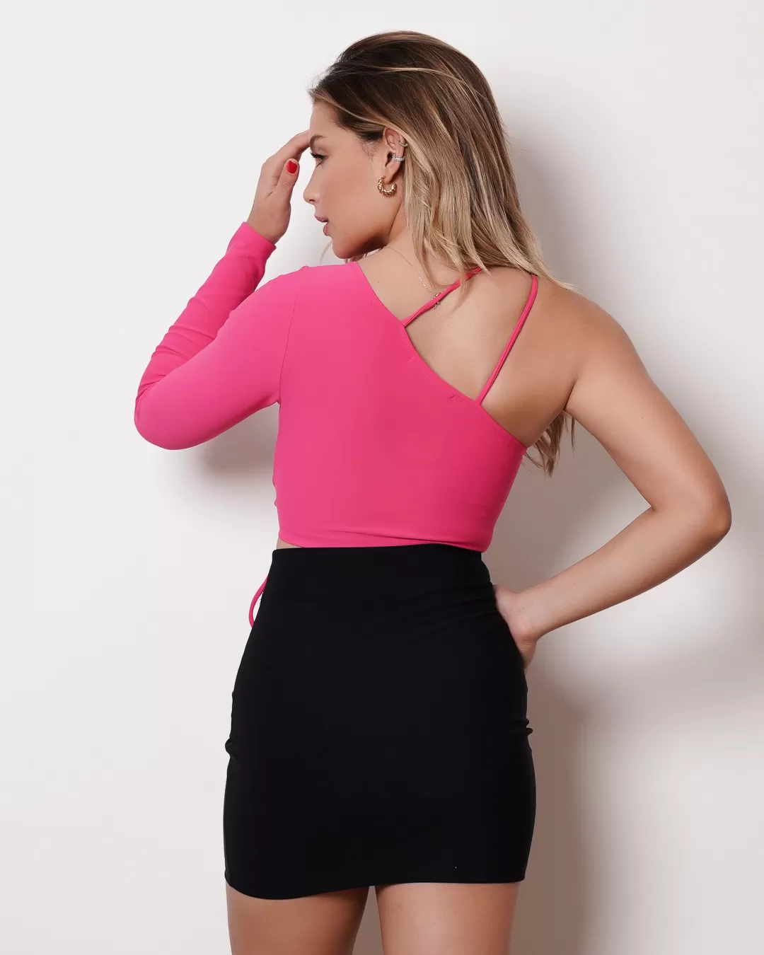 Miss Misses - Cropped Miss Misses Um Ombro So Pink - 18914PINK