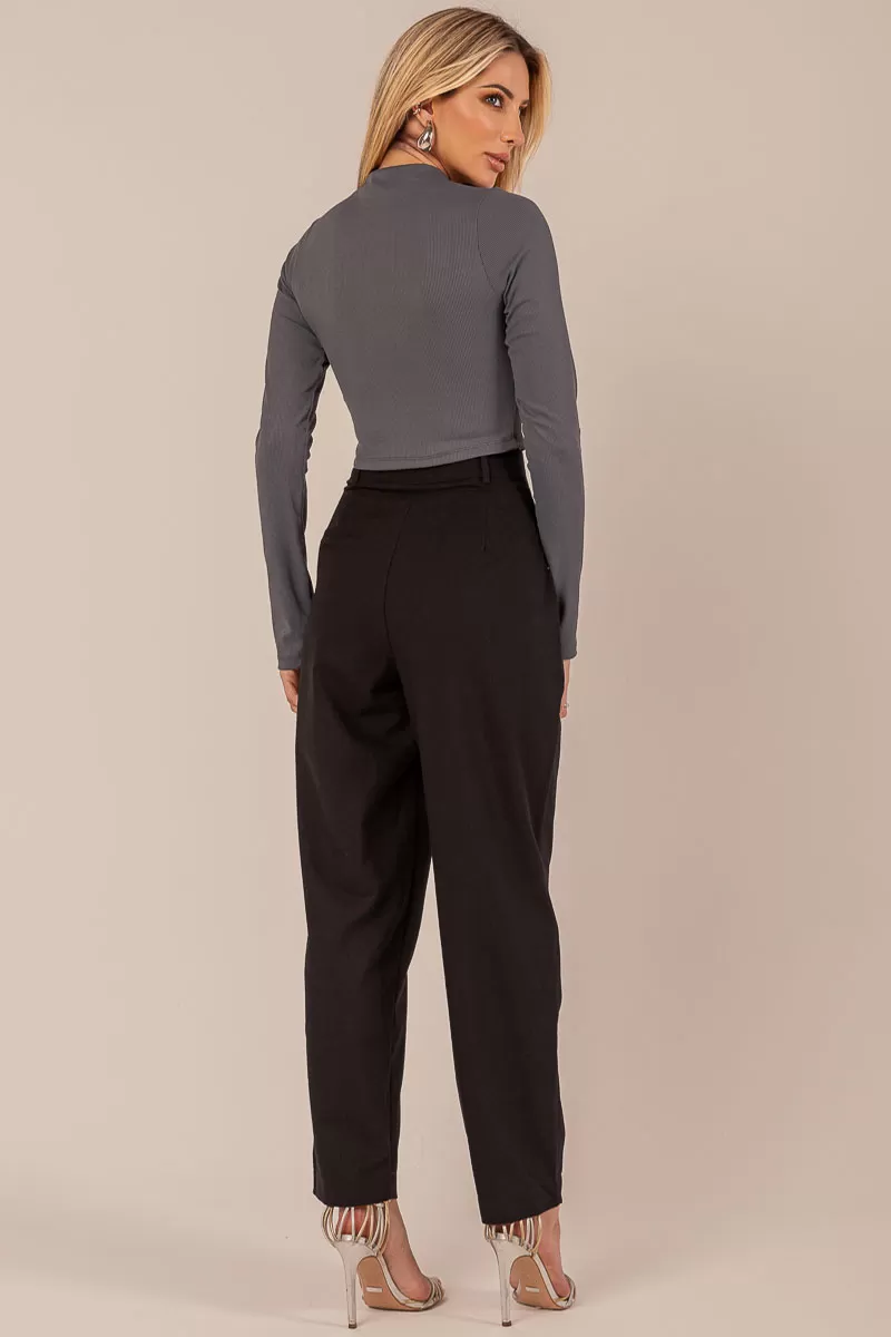 Miss Misses - Pants Miss Misses Tailoring With Front Pocket Black - 54293PRETO