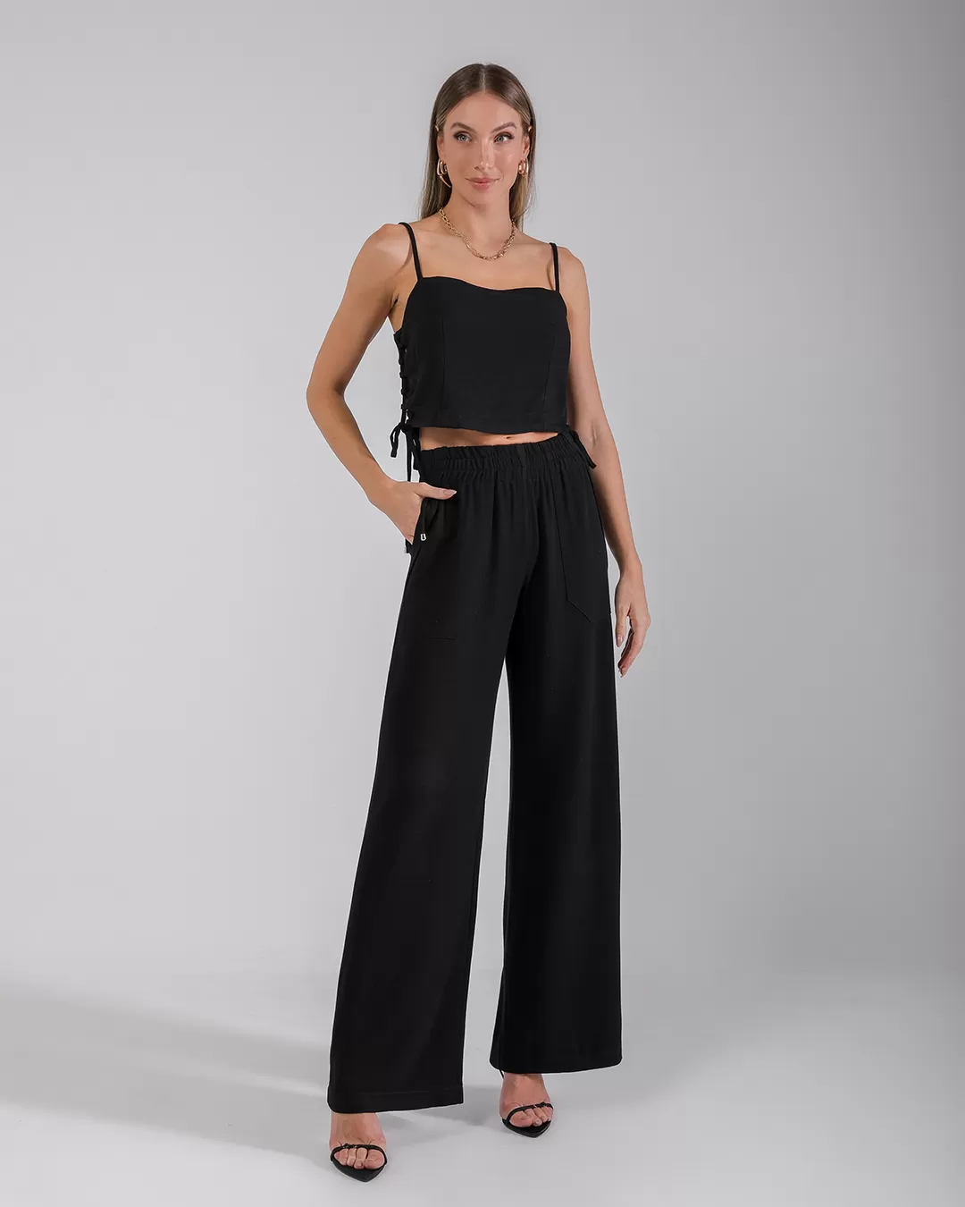 Dot Clothing - Conjunto Dot Clothing Calça Preto - 2324PRETO