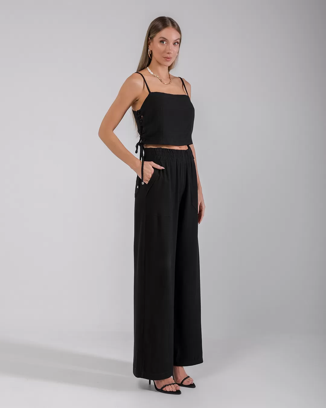 Dot Clothing - Conjunto Dot Clothing Calça Preto - 2324PRETO