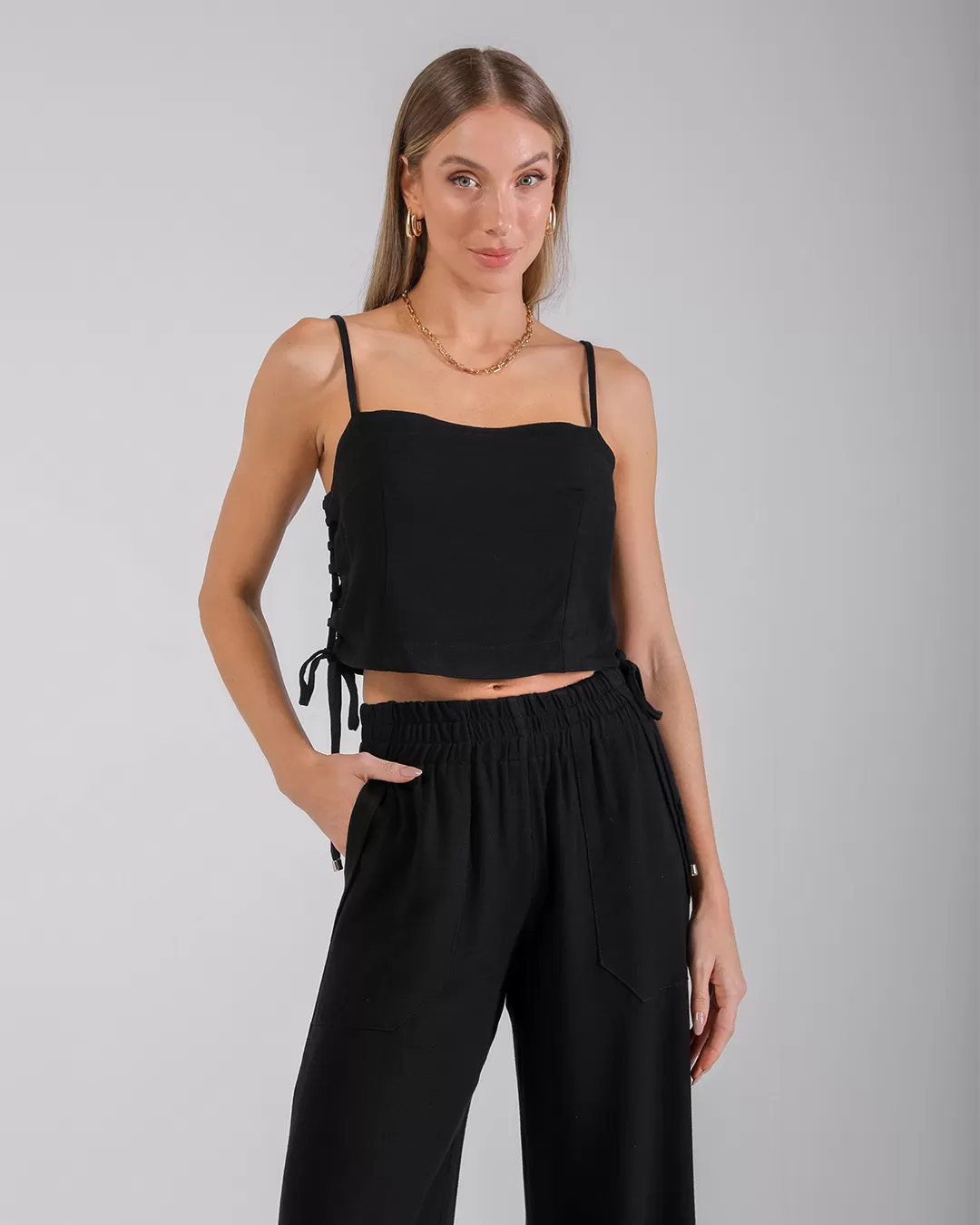 Dot Clothing - Conjunto Dot Clothing Calça Preto - 2324PRETO