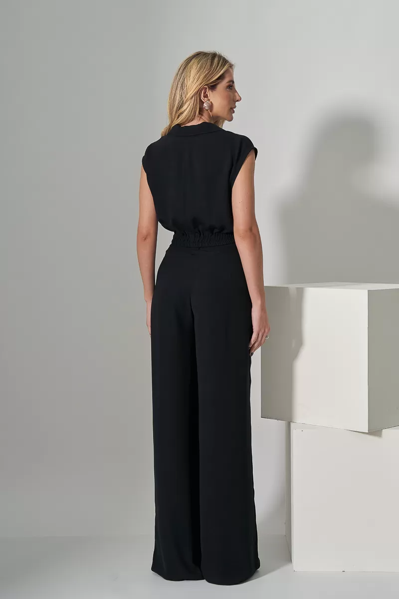 Miss Misses - Set Miss Misses Shirt and Pants Wide Leg Black - 54251PRETO